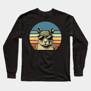 I Love Squirrel Wearing Glasses Pets Long Sleeve T-Shirt